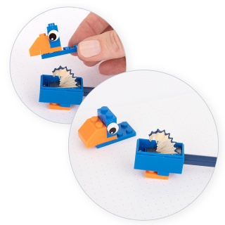 Temper&oacute;wka z klock&oacute;w TRENDHAUS T, zwierzęta w dżungli, mix kolor&oacute;w, Szkolne, Gadżety