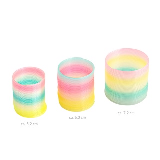 Tęczowa sprężyna TRENDHAUS FF, zestaw 3 szt., mix kolor&oacute;w, Gry i zabawki, Gadżety