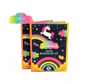 Zestaw papeterii z naklejkami TRENDHAUS Dreamland, 21 szt. mix kolor&oacute;w, Gry i zabawki, Gadżety