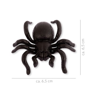 Nakręcany pająk TRENDHAUS ZZ, 6,5 &times; 6,5 cm, czarny, Gry i zabawki, Gadżety