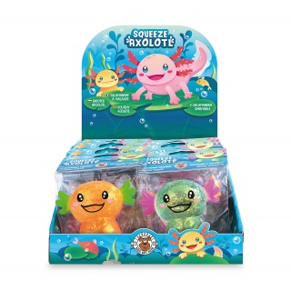 Gniotek brokatowy TRENDHAUS Axolotl, mix kolor&oacute;w, Gry i zabawki, Gadżety