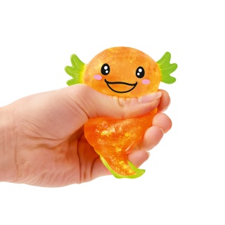 Gniotek brokatowy TRENDHAUS Axolotl, mix kolor&oacute;w, Gry i zabawki, Gadżety