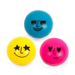 Piłka antystresowa TRENDHAUS Ch&S, &Oslash; 5,5 cm, mix kolor&oacute;w, Gry i zabawki, Gadżety