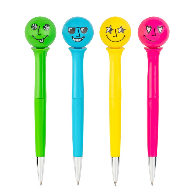 Długopis z obrotową kulką TRENDHAUS Ch&S, mix kolor&oacute;w, Szkolne, Gadżety