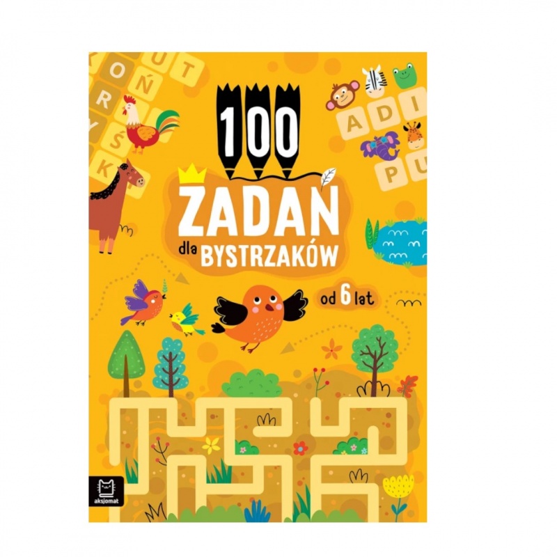 100 zadań dla bystrzak&oacute;w od 6 lat, Edukacyjne, Książeczki