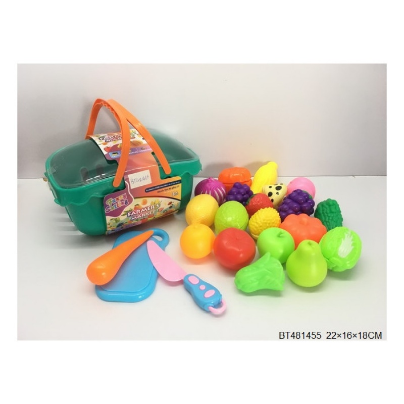 ZESTAW DO KROJENIA W KOSZYKU 3346, Zabawki