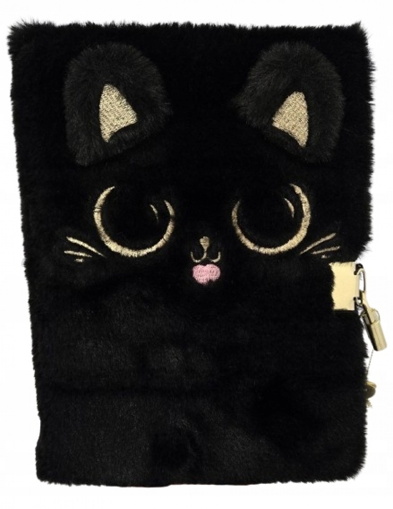 PAMIĘTNIK Z KŁ&Oacute;DKĄ ASTRAPAP FLUFFY KITTY A5 96k., Pamiętniki, Zeszyty i bloki
