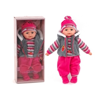 Lalka z polskim dźwiękiem 35cm 9797, Lalki, Zabawki