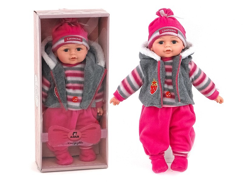 Lalka z polskim dźwiękiem 35cm 9797, Lalki, Zabawki