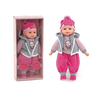 lalka z polskim dźwiękiem,35cm, PVCB BOX, Lalki, Zabawki