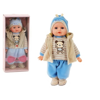 lalka z polskim dźwiękiem,35cm, PVCB BOX, Lalki, Zabawki