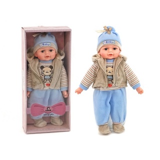 lalka z polskim dźwiękiem,35cm, PVCB BOX, Lalki, Zabawki