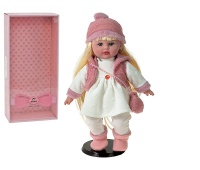 LALKA 40 CM DZIEWCZYNKA ZIMA DŹWIĘK,
