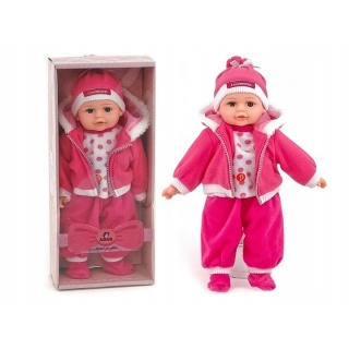 lalka z polskim dźwiękiem,35cm, PVCB BOX, Lalki, Zabawki