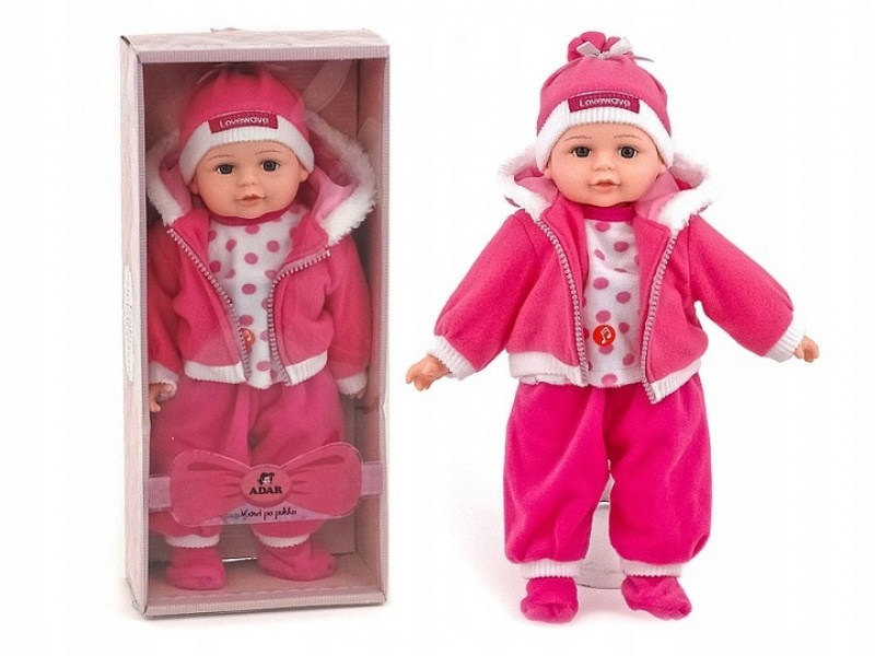 lalka z polskim dźwiękiem,35cm, PVCB BOX, Lalki, Zabawki