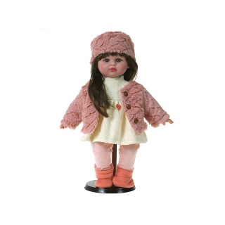 LALKA 40 CM DZIEWCZYNKA ZIMA DŹWIĘK, 6266, Lalki, Zabawki