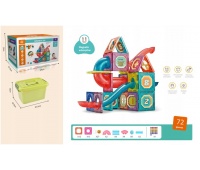 KLOCKI MAGNETYCZNE 72EL. 2387, Klocki, Zabawki