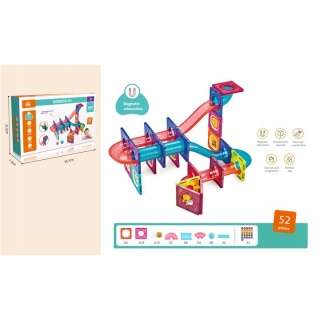 KLOCKI MAGNETYCZNE 52EL 2394, Klocki, Zabawki