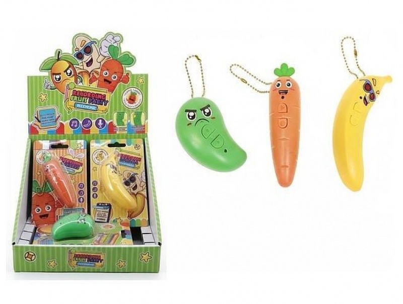 NAGRYWAJĄCY BANAN MARCHEW MANGO 4835, Zabawki