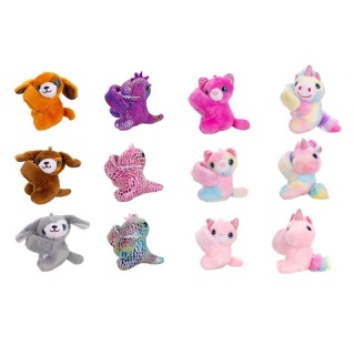 ZWIERZACZKI PRZYCZEPNE 21;5CM 8028, Maskotki, Zabawki