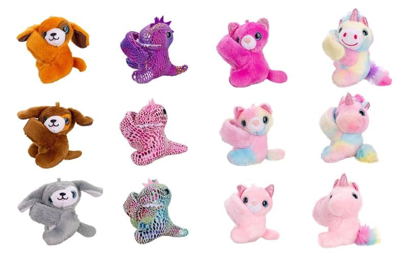 ZWIERZACZKI PRZYCZEPNE 21;5CM 8028, Maskotki, Zabawki