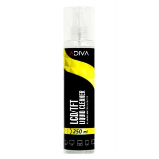 ADIVA PŁYN DO LCD/TFT 250ML., Środki czyszczące do elektroniki, Akcesoria komputerowe