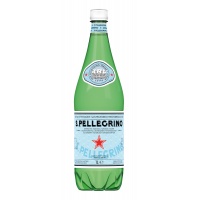 Woda S.PELLEGRINO, delikatny gaz, butelka plastikowa, 1l, Woda, Artykuły spożywcze