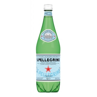 Woda S.PELLEGRINO, delikatny gaz, butelka plastikowa, 1l, Woda, Artykuły spożywcze