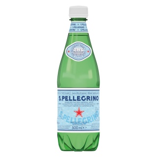 Woda S.PELLEGRINO, delikatny gaz, butelka plastikowa, 0,5l, Woda, Artykuły spożywcze
