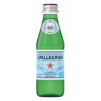 WodaS.PELLEGRINO, delikatny gaz, butelka szklana, 0,25l, Woda, Artykuły spożywcze