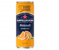 Aranciata SANPELLEGRINO, lightly sparkling, can, 0,33l