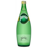 Woda PERRIER, mocny gaz, butelka szklana, 0,75l, Woda, Artykuły spożywcze