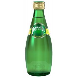 Woda PERRIER, mocny gaz, butelka szklana, 0,33l, Woda, Artykuły spożywcze