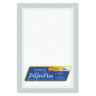 PAPIER OZDOBNY A4 170g.DYPLOM 25ark., Dyplomy, Galanteria papiernicza