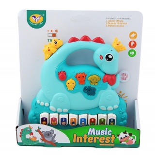 PIANINKO DINOZAUR 0843, Instrumenty muzyczne, Zabawki