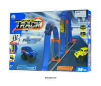 TOR MAGNETYCZNY 38CZ. 9442, Kolejki, tory wyścigowe, parkingi, Zabawki