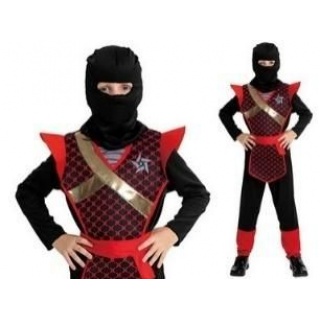 Ninja Wojownik, rozmiar M 120-130 cm 9708, Kostiumy i dodatki, Art. na okazje i przyjęcia