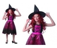 R&oacute;żowa Czarodziejka, rozmiar L 130-140 cm 9609