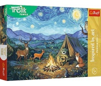 PUZZLE 100 - Art - Przy ognisku !!, 100 element&oacute;w, Puzzle