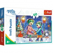 Puzzle 60 - Zima u Treflik&oacute;w !!, 60 element&oacute;w, Puzzle