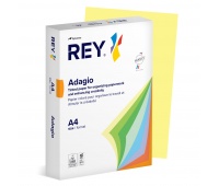 Papier ksero REY ADAGIO, A4, 160gsm, 49 żółty kanarkowy pastel *RYADA160X471 R100, 250 ark., Papier do kopiarek, Papier i etykiety