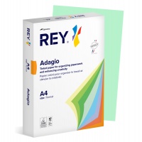 Papier ksero REY ADAGIO, A4, 160gsm, 09 zielony pastel *RYADA160X478 R100, 250 ark., Papier do kopiarek, Papier i etykiety
