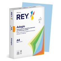 Papier ksero REY ADAGIO, A4, 160gsm, 01 niebieski pastel *RYADA160X469 R100, 250 ark., Papier do kopiarek, Papier i etykiety