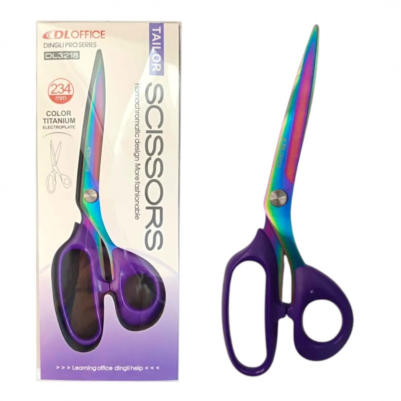 NOŻYCZKI TYTANOWE 23,5cm DL3218, Nożyczki i noże do papieru, Galanteria biurowa