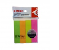 ZAKŁADK INDEKSUJĄCE 76x19 4x100szt FLUOR, Zakładki indeksujące, Galanteria papiernicza