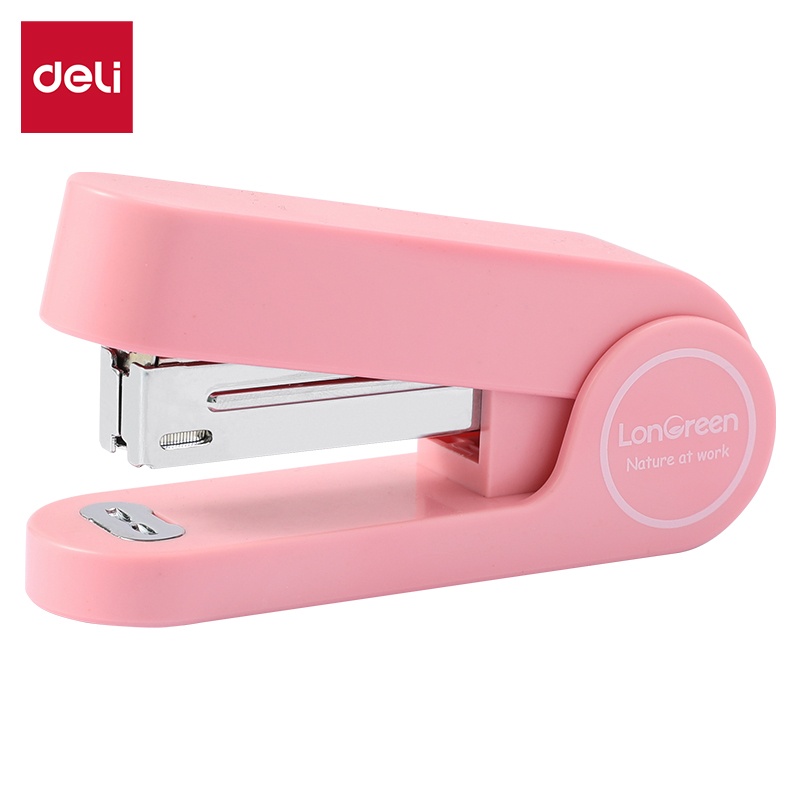 ZSZYWACZ DELI EM415 LONGREEN 25K.R&Oacute;ŻOWY, Zszywacze, Galanteria biurowa