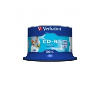 PŁYTA CD-R 80 PRINTABLE Azo VERBATIM /50/, Nośniki danych, Akcesoria komputerowe
