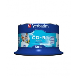 PŁYTA CD-R 80 PRINTABLE Azo VERBATIM /50/, Nośniki danych, Akcesoria komputerowe