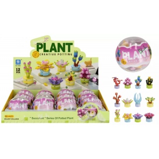 KLOCKI KONSTRUKCYJNE KAKTUS 6CM 6878, Klocki, Zabawki