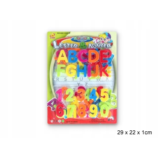 ZESTAW LITEREK MAGNETYCZNYCH 3319, Zabawki